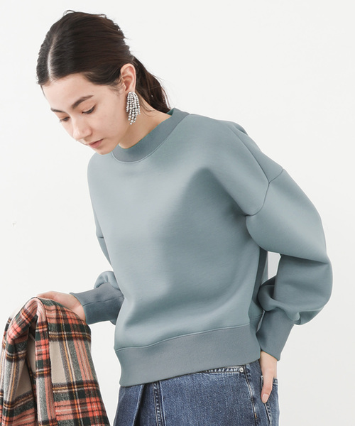perna ペルナ ボリュームスリーブ ショート スウェット 楽天市場】【SALE／25%OFF】ドロストスリーブショートスウェット