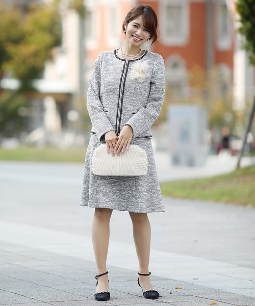 セール】スカートフォーマルツイード＆セレモニースーツ 七五三 ママ