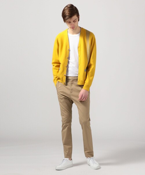 caban（キャバン）の「□コットンカシミヤ ラインドVネック