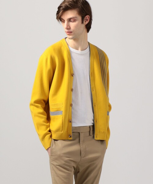 caban（キャバン）の「□コットンカシミヤ ラインドVネック