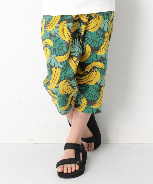 devirock(デビロック)の「サルエルタック7分丈パンツ(その他パンツ・キッズ・ブラック/ネイビー/テラコッタ/スミクロ/チャコール・140cm/150cm/110cm/160cm/100cm/120cm/130cm)」の2枚目の写真