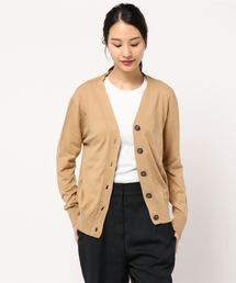 Vネックカーディガン