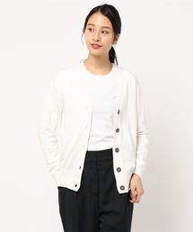 Vネックカーディガン