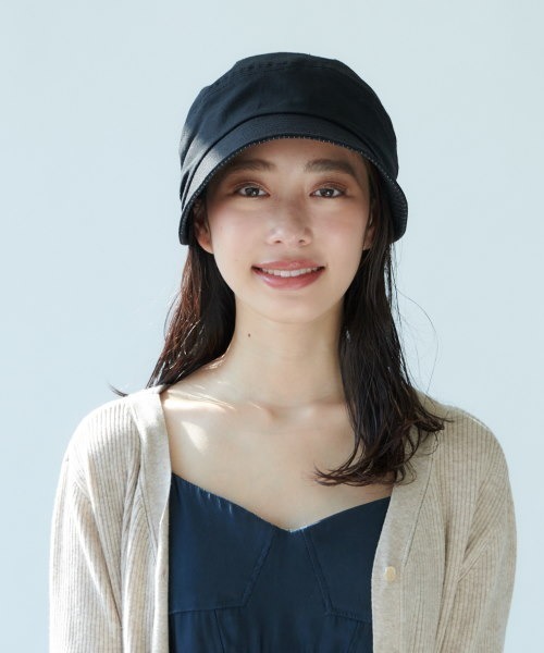 milsa(ミルサ)の「LM サイズフリーキャスケット(キャスケット・レディース・ブラック/ネイビー/ベージュ/ナチュラル/ホワイト・FREE)」の22枚目の写真