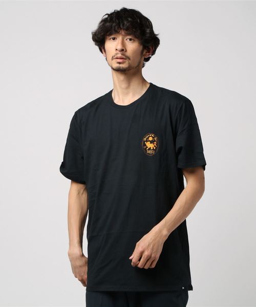 Hurley (ハーレー)の「M PRM SAVAGE TIGER TEE SS / バックプリントTシャツ / ユニセックス(Tシャツ/カットソー・メンズ・ブラック/グリーン・SMALL/MEDIUM/LARGE)」の4枚目の写真