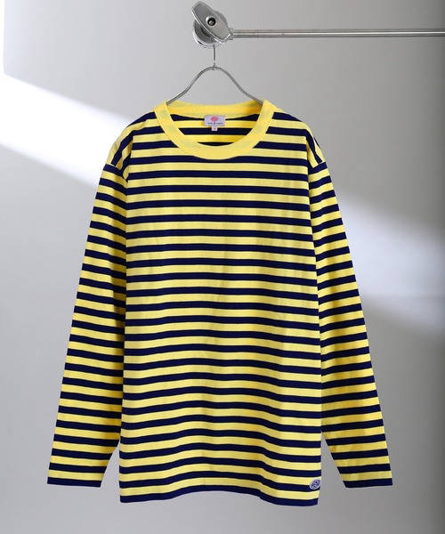 Armor lux（アルモーリュックス）の「ARMOR LUX×JS / アルモーリュクス別注 : ロングスリーブTee #（Tシャツ/カットソー・メンズ・パープル/レッド/イエロー/ブルー系その他/ブラック・MEDIUM/LARGE/SMALL）」の4枚目の写真