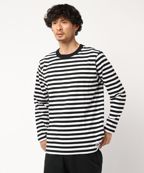 Armor lux（アルモーリュックス）の「ARMOR LUX×JS / アルモーリュクス別注 : ロングスリーブTee #（Tシャツ/カットソー・メンズ・パープル/レッド/イエロー/ブルー系その他/ブラック・MEDIUM/LARGE/SMALL）」の8枚目の写真