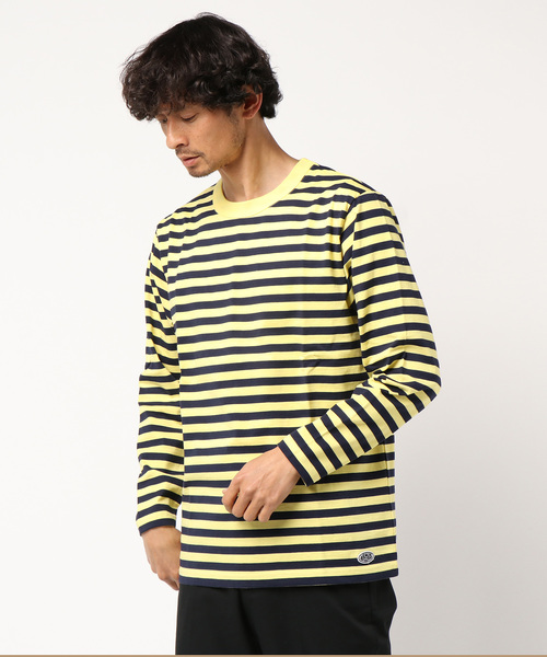 Armor lux（アルモーリュックス）の「ARMOR LUX×JS / アルモーリュクス別注 : ロングスリーブTee #（Tシャツ/カットソー・メンズ・パープル/レッド/イエロー/ブルー系その他/ブラック・MEDIUM/LARGE/SMALL）」の11枚目の写真