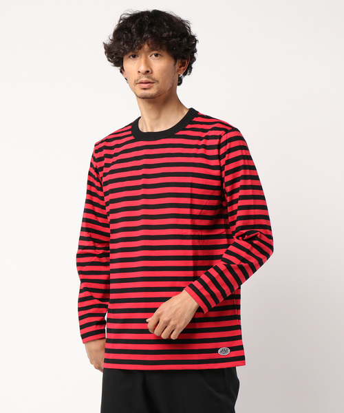 Armor lux（アルモーリュックス）の「ARMOR LUX×JS / アルモーリュクス別注 : ロングスリーブTee #（Tシャツ/カットソー・メンズ・パープル/レッド/イエロー/ブルー系その他/ブラック・MEDIUM/LARGE/SMALL）」の12枚目の写真