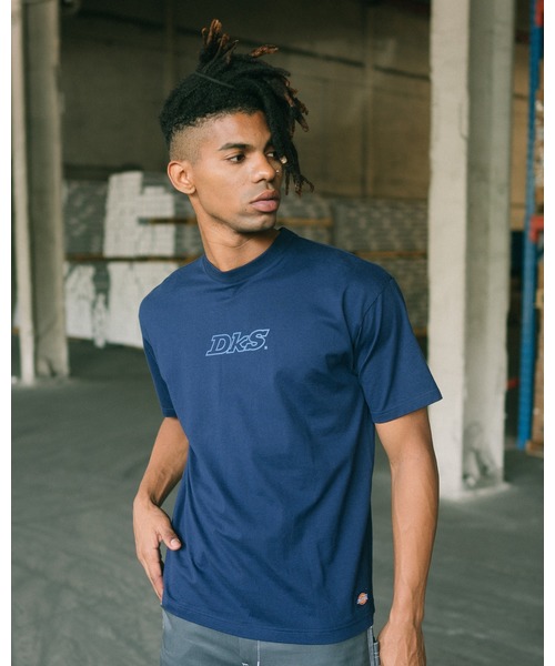 Dickies(ディッキーズ)の「【メンズ】ロゴプリント半袖Tシャツ(Tシャツ/カットソー)」|ダークネイビー