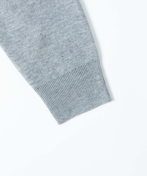 BUCCA 44(ブッカフォーティーフォー)の「【BUCCA 44】ブルドッグ刺繍クルーネックニット(ニット/セーター・メンズ・ブラック/グレー・X-LARGE/XX-LARGE/XXX-LARGE/MEDIUM/LARGE)」の6枚目の写真