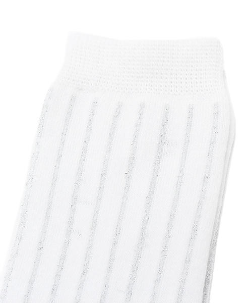 WEGO（ウィゴー）の「WEGO/キラキララインソックス（ソックス/靴下・レディース・ピンク/ホワイト/サックスブルー・FREE）」の6枚目の写真