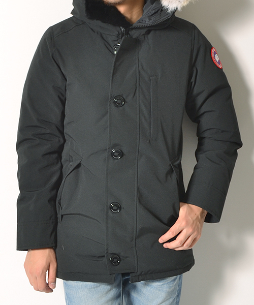 CANADA GOOSE（カナダグース）の「CANADA GOOSE カナダグース【JASPER】（ダウンジャケット/コート・メンズ・ブラック/ネイビー/ベージュ/カーキ・SMALL/LARGE/X-SMALL/MEDIUM）」の5枚目の写真