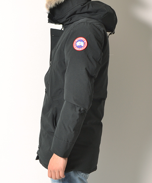 CANADA GOOSE（カナダグース）の「CANADA GOOSE カナダグース【JASPER】（ダウンジャケット/コート・メンズ・ブラック/ネイビー/ベージュ/カーキ・SMALL/LARGE/X-SMALL/MEDIUM）」の6枚目の写真