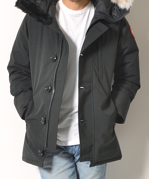 CANADA GOOSE（カナダグース）の「CANADA GOOSE カナダグース【JASPER】（ダウンジャケット/コート・メンズ・ブラック/ネイビー/ベージュ/カーキ・SMALL/LARGE/X-SMALL/MEDIUM）」の8枚目の写真