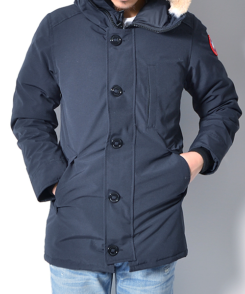 CANADA GOOSE（カナダグース）の「CANADA GOOSE カナダグース【JASPER】（ダウンジャケット/コート・メンズ・ブラック/ネイビー/ベージュ/カーキ・SMALL/LARGE/X-SMALL/MEDIUM）」の20枚目の写真