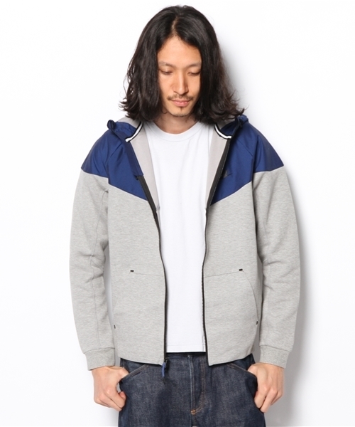 NIKE(ナイキ)の「NIKE TECH FLEECE 1.0 WINDRUNNER(スウェット・メンズ・ブラック/ネイビー/グレー・LARGE/MEDIUM/SMALL)」の7枚目の写真