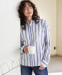 AMERICAN HOLIC（アメリカンホリック）の「スタンドカラーBIGシャツ【WEB限定】＊（シャツ/ブラウス・レディース）」