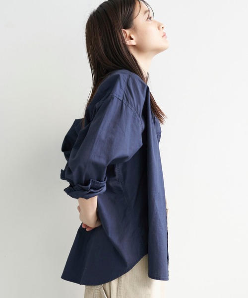 THE RERACS 24SS 46 タグ付き スタンドカラービッグブルゾン THE RERACS│ザ・リラクス / RERACS STANDCOLLAR BIG ECWCS(GREGE)