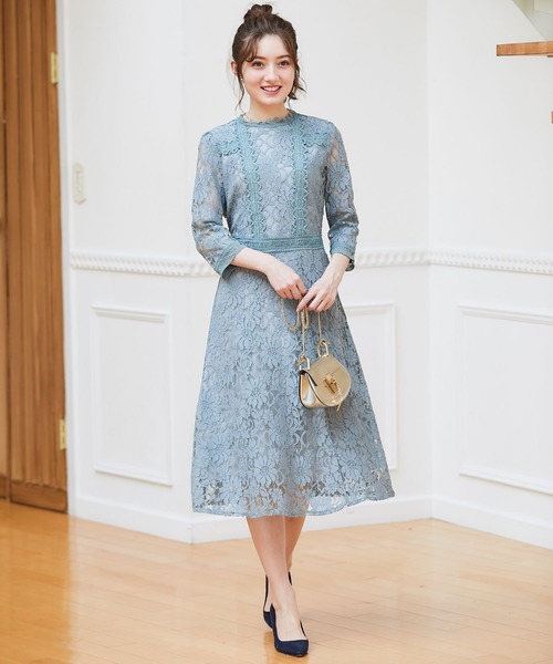 総レースワンピース ワンピース Tocco Closet Tocco Luxe トッコクローゼット ワンピース Closet リュクス のファッション