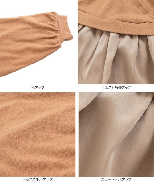 KOBE LETTUCE(コウベレタス)の「カシュクールドッキングワンピース(ワンピース・レディース・ブラック系その他/ブラウン系その他/グリーン系その他・FREE)」の9枚目の写真