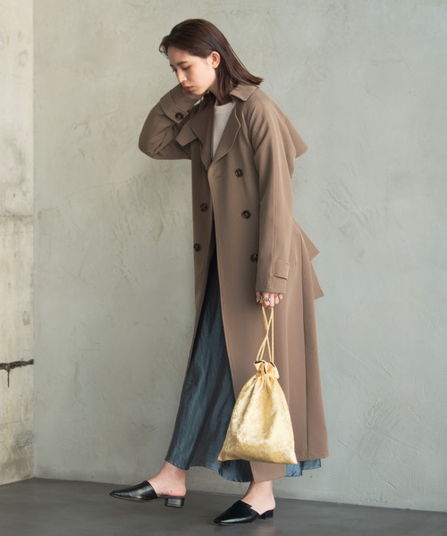 Aunt Marie's（アントマリーズ）の「ジャガード巾着チャイナバッグ/ AUNT MARIE'S（ハンドバッグ・レディース・ベージュ/パープル/ネイビー/ブラウン/レッド/カーキ/ピンク/イエロー/オレンジ/ブルー/グリーン・FREE）」の16枚目の写真