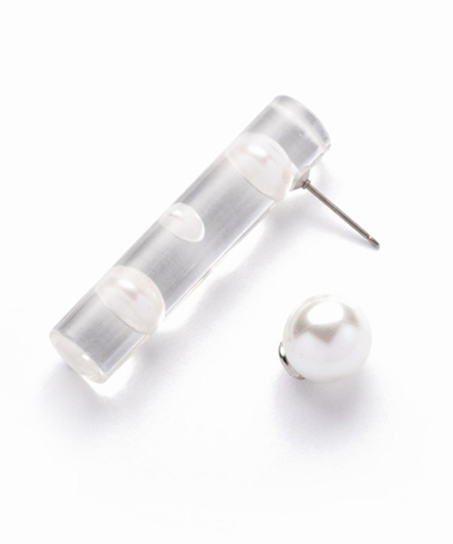 Casselini（キャセリーニ）の「Casselini（キャセリーニ）アクリル封入ピアス（ネックレス・レディース・ゴールド/その他2/その他7・FREE）」の5枚目の写真