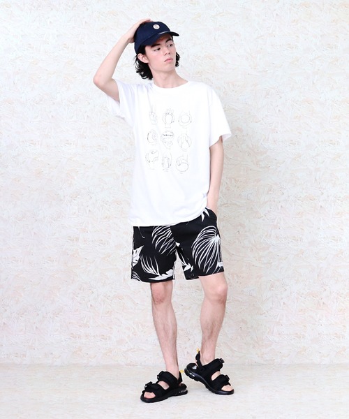 EBBETS FIELD FLANNEL(エベッツフィールドフランネル)の「【 EBBETS FIELD FLANNNELS / エベッツフィールドフランネルズ 】伊藤タケヒロ The MAGIC BALL Tee(Tシャツ/カットソー・メンズ・ホワイト・SMALL/MEDIUM/LARGE)」の2枚目の写真