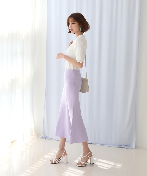 by muni:r（バイ ムニール）の「クロスストラップ バンディング　ヒール　サンダル（サンダル・レディース・ホワイト/ブラック/ブルー・23.0cm/24.0cm/25.0cm/23.5cm/22.5cm/24.5cm）」の17枚目の写真