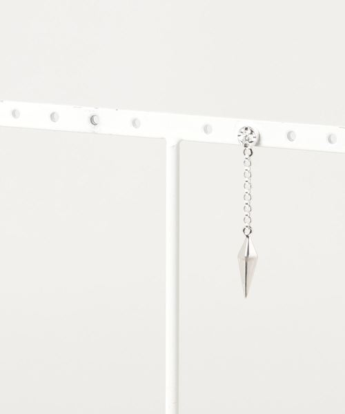 LUGG NAGG（ラグナグ）の「【LUGG NAGG SELECT/ ラグナグセレクト】シルバー925製　ドロップピアス[片耳用]（ピアス（片耳用）・メンズ・ブラック/ピンク/クリア・FREE）」の3枚目の写真