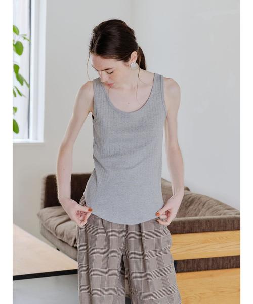 SEVENDAYS=SUNDAY（セブンデイズサンデイ）の「【2020春夏】2WA針抜き杢タンクトップ＊（タンクトップ）」 - WEAR