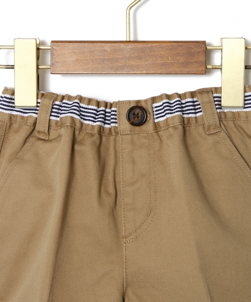 green label relaxing（グリーンレーベルリラクシング）の「【95サイズ】ツイルチノ 5分丈パンツ ◆（チノパンツ・キッズ・ベージュ・95）」の2枚目の写真