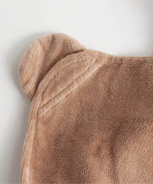 apres les cours（アプレレクール）の「■ベビーアニマルバスポンチョ（おくるみ・キッズ・アイボリー/ピンク/ベージュ・FREE）」の9枚目の写真