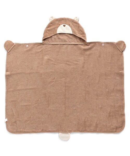 apres les cours（アプレレクール）の「■ベビーアニマルバスポンチョ（おくるみ・キッズ・アイボリー/ピンク/ベージュ・FREE）」の12枚目の写真