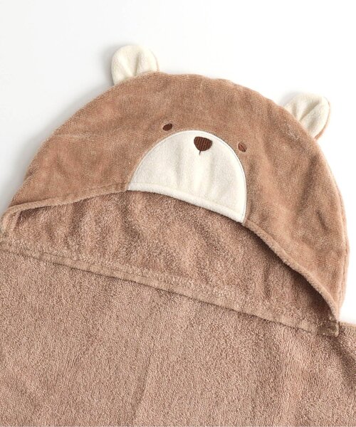 apres les cours（アプレレクール）の「■ベビーアニマルバスポンチョ（おくるみ・キッズ・アイボリー/ピンク/ベージュ・FREE）」の20枚目の写真