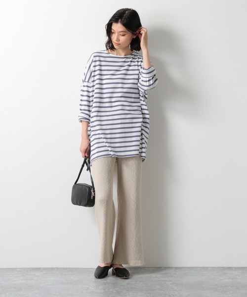 LAKOLE(ラコレ)の「コットンスラブチャンキーリブパンツ / LAKOLE(その他パンツ・レディース・ブラック/ライトベージュ/ブラウン系その他・SMALL/MEDIUM)」の6枚目の写真