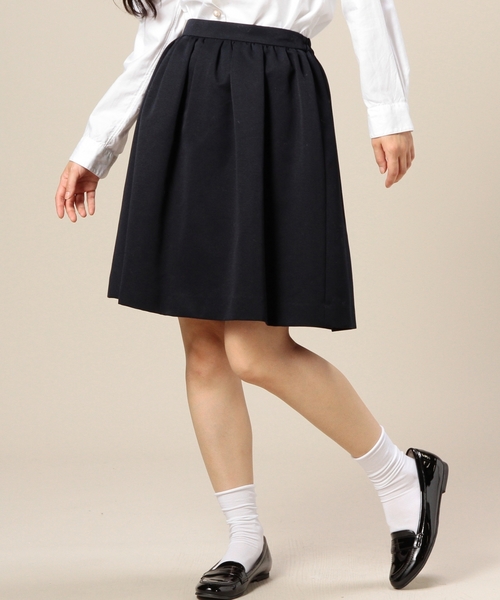 BEAUTY&YOUTH UNITED ARROWS（ビューティーアンドユースユナイテッドアローズ）の「BYSF グログランギャザータックフレアスカート◆（スカート・レディース・オフホワイト/レッド/ネイビー・フリー）」の3枚目の写真