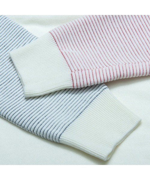 TOMMY HILFIGER GOLF（トミー ヒルフィガー ゴルフ）の「[トミー ヒルフィガー ゴルフ] レディース スポーティー クルーネックニット　（ニット/セーター・レディース・ホワイト/ブラック・LL/S）」の10枚目の写真