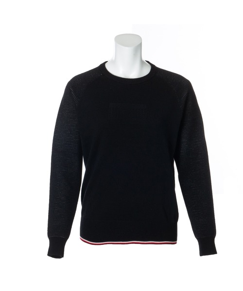 TOMMY HILFIGER GOLF（トミー ヒルフィガー ゴルフ）の「[トミー ヒルフィガー ゴルフ] レディース スポーティー クルーネックニット　（ニット/セーター・レディース・ホワイト/ブラック・LL/S）」の13枚目の写真