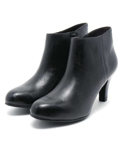 LE TALON（ルタロン）の「◇6.5CMレザープレーンブーティー（ブーティ・レディース・ブラック系その他/ネイビー/ブラック・36/37/37.5/38/35.5/36.5）」の2枚目の写真