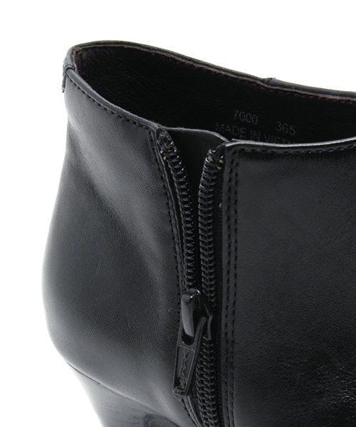 LE TALON（ルタロン）の「◇6.5CMレザープレーンブーティー（ブーティ・レディース・ブラック系その他/ネイビー/ブラック・36/37/37.5/38/35.5/36.5）」の4枚目の写真