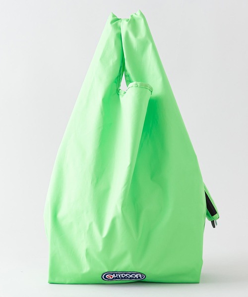 OUTDOOR PRODUCTS(アウトドアプロダクツ)の「TUSTIN ECOBAG 111144 エコバッグ トートバッグ 収納機能付き ポーチ付き(トートバッグ・メンズ・オレンジ/ネイビー/ホワイト/グリーン・FREE)」の12枚目の写真