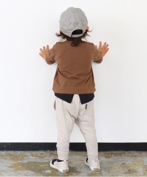 quoti use fith（クゥオティ　ユース　フィス）の「天竺 長袖 カーディガン（カーディガン/ボレロ・キッズ・ミント/ブラウン/ブラック・80/90/130/100/110/120）」の13枚目の写真