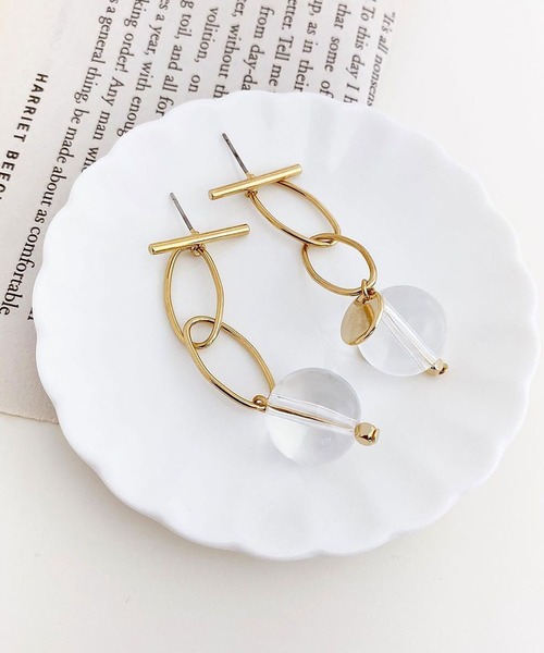 BROTHERHOOD（ブラザーフッド）の「【earyear】モダンエレガントピアス（ピアス（両耳用）・レディース・A/ゴールド/D/B/E/C/F・FREE）」の18枚目の写真