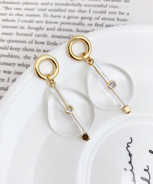 BROTHERHOOD（ブラザーフッド）の「【earyear】モダンエレガントピアス（ピアス（両耳用）・レディース・A/ゴールド/D/B/E/C/F・FREE）」の16枚目の写真