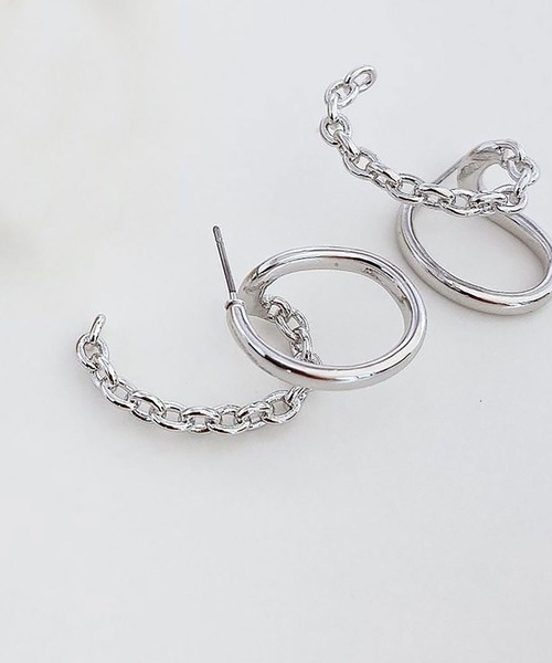 BROTHERHOOD（ブラザーフッド）の「【earyear】モダンエレガントピアス（ピアス（両耳用）・レディース・A/ゴールド/D/B/E/C/F・FREE）」の22枚目の写真