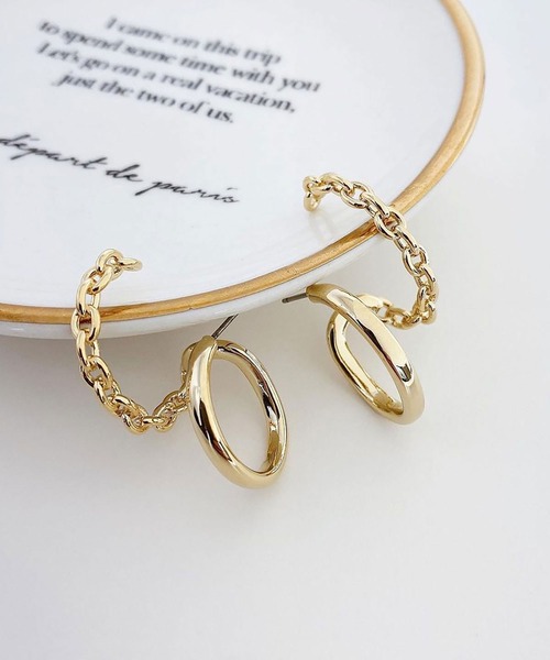 BROTHERHOOD（ブラザーフッド）の「【earyear】モダンエレガントピアス（ピアス（両耳用）・レディース・A/ゴールド/D/B/E/C/F・FREE）」の20枚目の写真