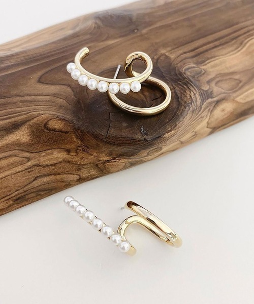 BROTHERHOOD（ブラザーフッド）の「【earyear】モダンエレガントピアス（ピアス（両耳用）・レディース・A/ゴールド/D/B/E/C/F・FREE）」の13枚目の写真