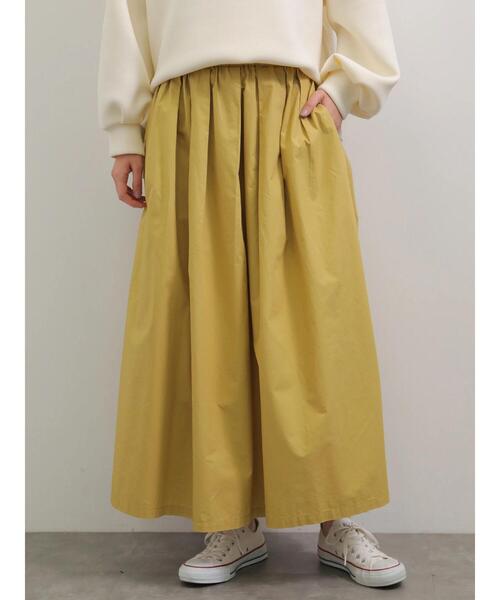 AMERICAN HOLIC(アメリカンホリック)の「サイドスリットタックフレアスカート *(スカート・レディース・イエロー/カーキ/ラベンダー/ホワイト系その他6・FREE)」の13枚目の写真