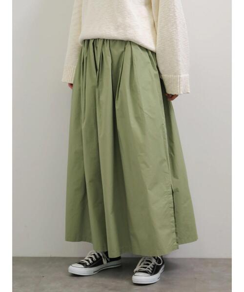 AMERICAN HOLIC(アメリカンホリック)の「サイドスリットタックフレアスカート *(スカート・レディース・イエロー/カーキ/ラベンダー/ホワイト系その他6・FREE)」の15枚目の写真